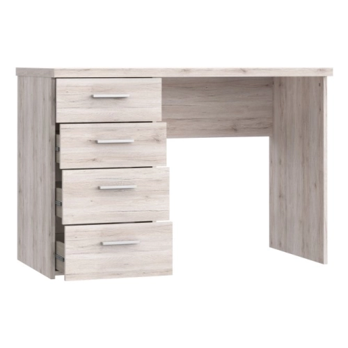 Biurko 110x60 cm z 4 szufladami Dąb Piaskowy